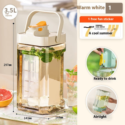 Large Capacity Refrigerator Water Dispenser with Faucet