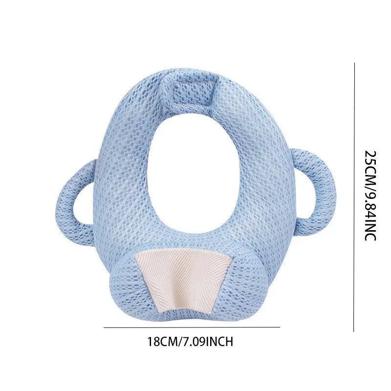 Baby Nursing Pillow Support Waist, Hands-Free Feeding Cushion, Anti-Vomiting Slope Pad, Comfortable Breathable Newborn Pillow, Mom